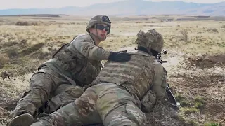 2nd Stryker Brigade Combat Team, 7th Infantry Division conducted a combined arms live-fire exercise