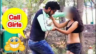 real call girl prank 😍 #prank in india || new viral call girl prank