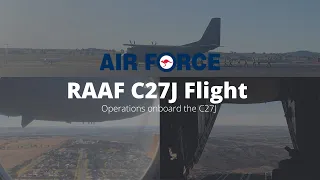 RAAF C27J Spartan Flight from YBTH