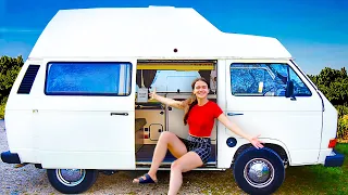 VAN TOUR | Living in a Westfalia Camper Van (Tiny Home On Wheels)
