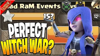 Can I get a PERFECT WAR with ONLY Witch Armies? - Clash of Clans