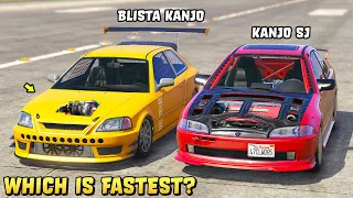 GTA 5 - KANJO SJ vs BLISTA KANJO - Which is Fastest?