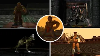 Turok - Dinosaur Hunter (N64) | [All Bosses]