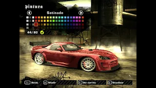 Como hacer el auto de JV con sus prestaciones Dodge Viper SRT10 Need For Speed Most Wanted 2005