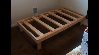 DIY 2x4 Twin Bed Frame