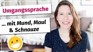 Deutsche Umgangssprache: Ausdrücke mit “Mund”, "Maul" und “Schnauze”(B2/C1)