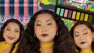 Kaleidos Flower Punk Full Collection with Lip Swatches & Eyeshadow Tutorial