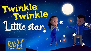 Twinkle Twinkle Little Star | Popular English Rhyme in 3D | Ribu Rhymes