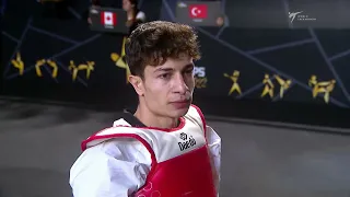 415 M-54kg R-16 HOEFLING Nicholas CAN 🔵 vs 🔴 DAGDELEN Deniz TUR I Guadalajara 2022 WT Championships