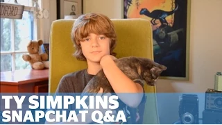 Ty Simpkins (Jurassic World) - Snapchat Q&A