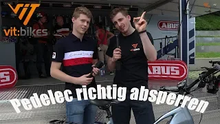 Pedelec/Ebike richtig absperren - vit:bikesTV E-bike Days Spezial 085