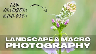 Landscape Photography and Testing the NEW 90mm Pro MACRO Lens from OM SYSTEM.