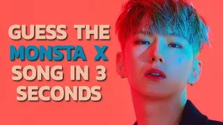 GUESS THE MONSTA X SONG IN 3 SECONDS | KPOP GAME