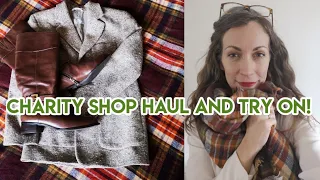 Charity Shop Haul and Try On! Clothes and boots | I've been thrifting again