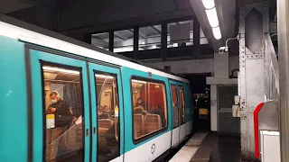 Métro lignes 5 et 7 à Gare de l'est.