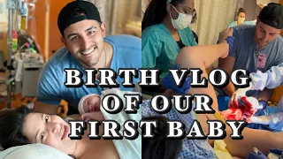BIRTH VLOG *real & raw* unexpected induction at 38 weeks | preeclampsia | FIRST BABY