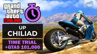 GTA Online Time Trial - Up Chiliad (Under Par Time)