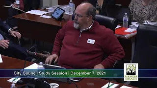 City Council Study Session December 07, 2021