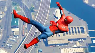 GTA 5 Spiderman Ragdolls Moments Compilation ( Euphoria Physics, Fails, Jumps, Funny Moments ) #29