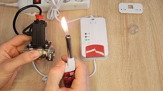 Installation of a gas sensor with two functions for your safety and your home