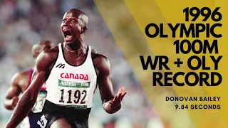 1996 Olympic 100m Final - Men