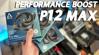 ARCTIC P12 MAX Benchmark /w Liquid Freezer II 240/360 - Comparison!