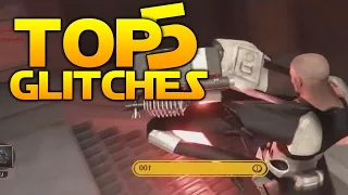 Star Wars Battlefront Top 5 EPIC GLITCHES + Bonus Clips