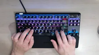 ?How loud is SteelSeries Apex 7 TKL Red Switch