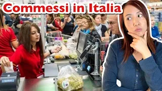 How is the behavior of Italian sales clerks?