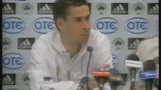 Τσιάρτας βάζει στη θέση του δημοσιογραφάκο που ειρωνεύεται την ΑΕΚ μετά από ήττα στη Λέωφόρο! (2004)