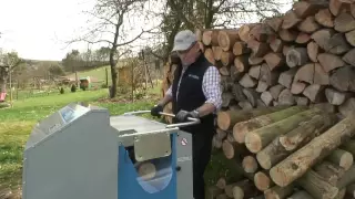 Brennholz schneiden...mit ScheitFix