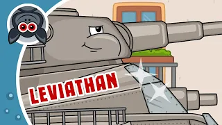 Repairing of Leviathan. Steel Monsters. Cartoons About Tanks