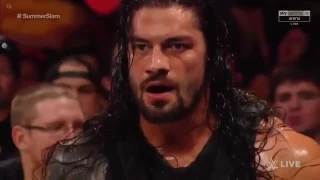 WWE RAW - Braun Strowman vs Roman Reigns vs Samoa Joe - 7/31/2017