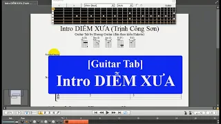 [Guitar Tab] Intro DIỄM XƯA (Trịnh Công Sơn) Tone La thứ (Am) - Huong Guitar