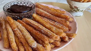 Homemade Churros and Hot Chocolate Dip | Easy and Simple Recipe