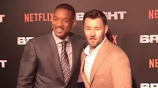 Will Smith's GRAND ENTRY At Bright Netflix Movie Premiere In India