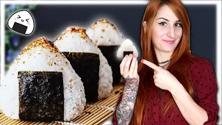 Japanische Onigiri selber machen | 3 Varianten | Schnell & Lecker 🍙