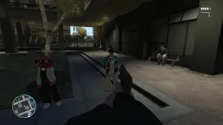 GTA 4 - First Person Gang Shootout + Six Star Escape