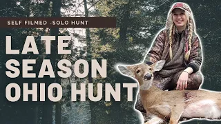 Late Season Deer Hunt | Self Filmed Female Hunter| Ohio Public Land