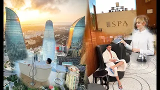 Fairmont Hotel Baku | Flame Tower Full Tour | 520$