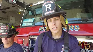 Mustang Fire Department Green Shift Lip Sync Challenge (Stayin Alive)