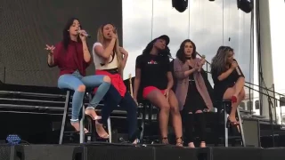 Fifth Harmony Ex's and Oh's soundcheck