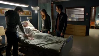 TVD 6x12 - Damon and Elena woke up Kai to siphon the vampire blood out of Liz's body | HD