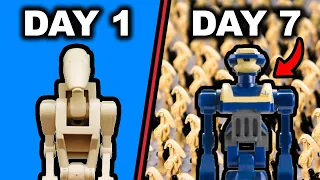 I Built a LEGO Droid Army in 7 Days...