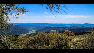 The mountains of north Clear Lake California