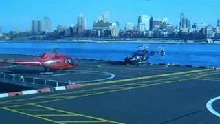 New York City - Helicopter Landing at Pier 17