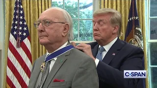 Bob Cousy Receives Presidential Medal of Freedom