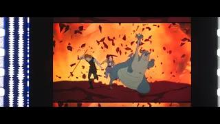 Quest for Camelot (1998), 35mm film trailer, scope hard matte 16:9 ratio, 4K with a Gugusse Roller.