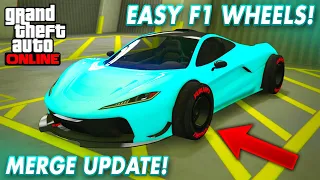 *SUPER EASY* F1 WHEELS ON ANY CAR IN GTA 5 ONLINE - BENNYS MERGE GLITCH 1.50! (UPDATE)