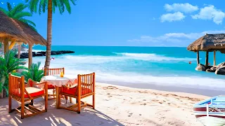 Summer Bossa Nova with Ocean Waves for Relax, Work & Study at Home | Perfect Beach Scene